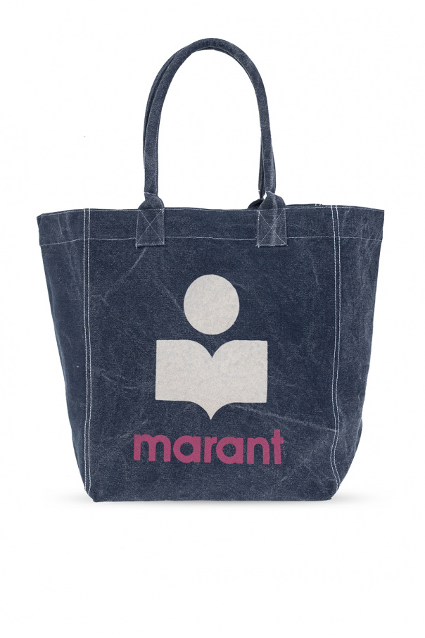 ISABEL MARANT イェンクショッパーバッグ Yenky bag Woman black | ISABEL MARANT Official online store